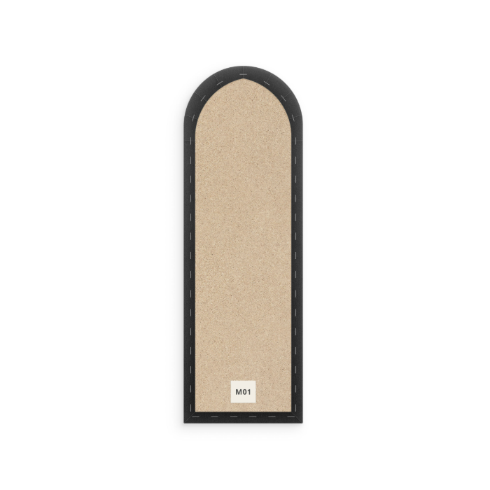 Polsterpaneel Magic Velvet Schwarz 20 cm